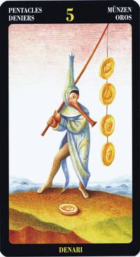 Bosch Tarot Deck, five of pentacles