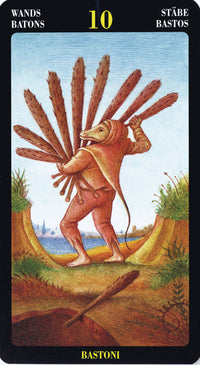 Bosch Tarot Deck, ten of wands