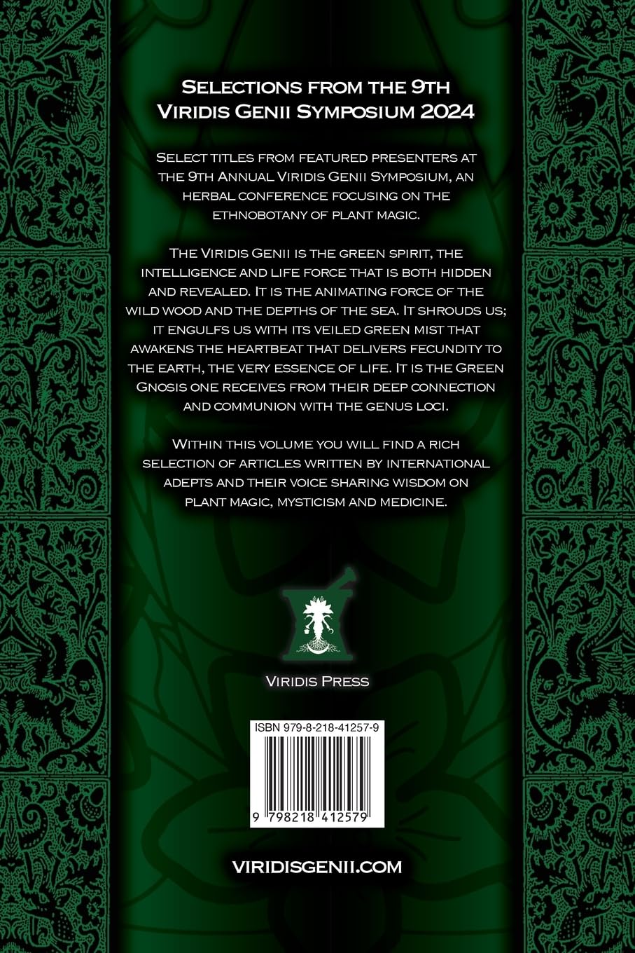 Fully Autographed Viridis Genii: Explorations of the Green Arte, Series 9, Vol 4
