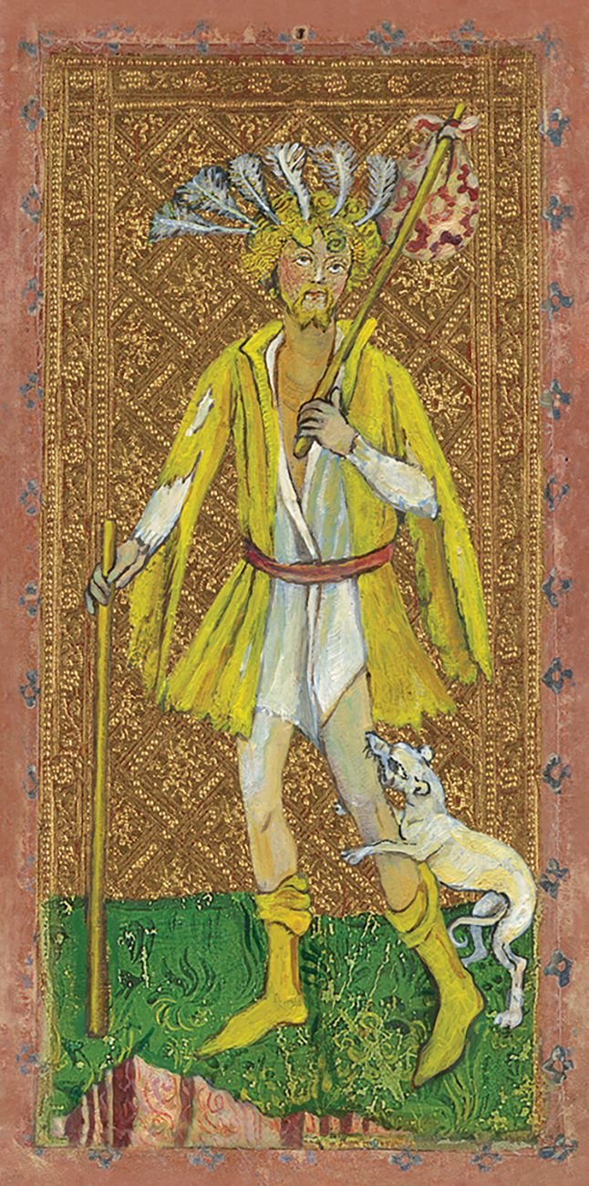 Cary-Yale Visconti Tarocchi, fool