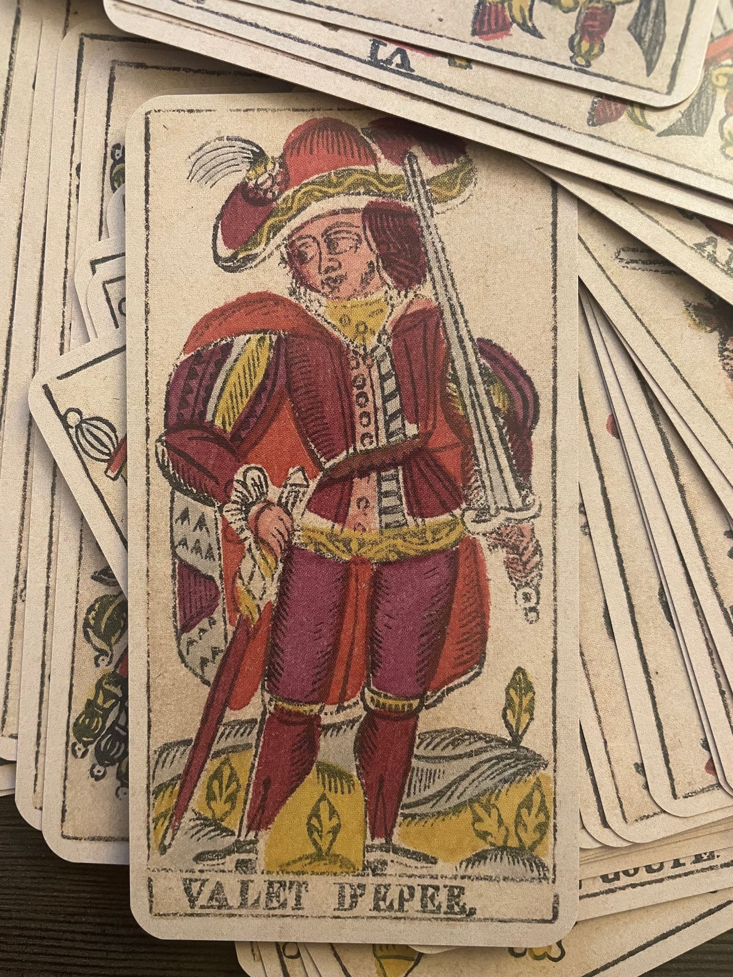 Revived Gassmann Tarot Marseilles phytognosis swords