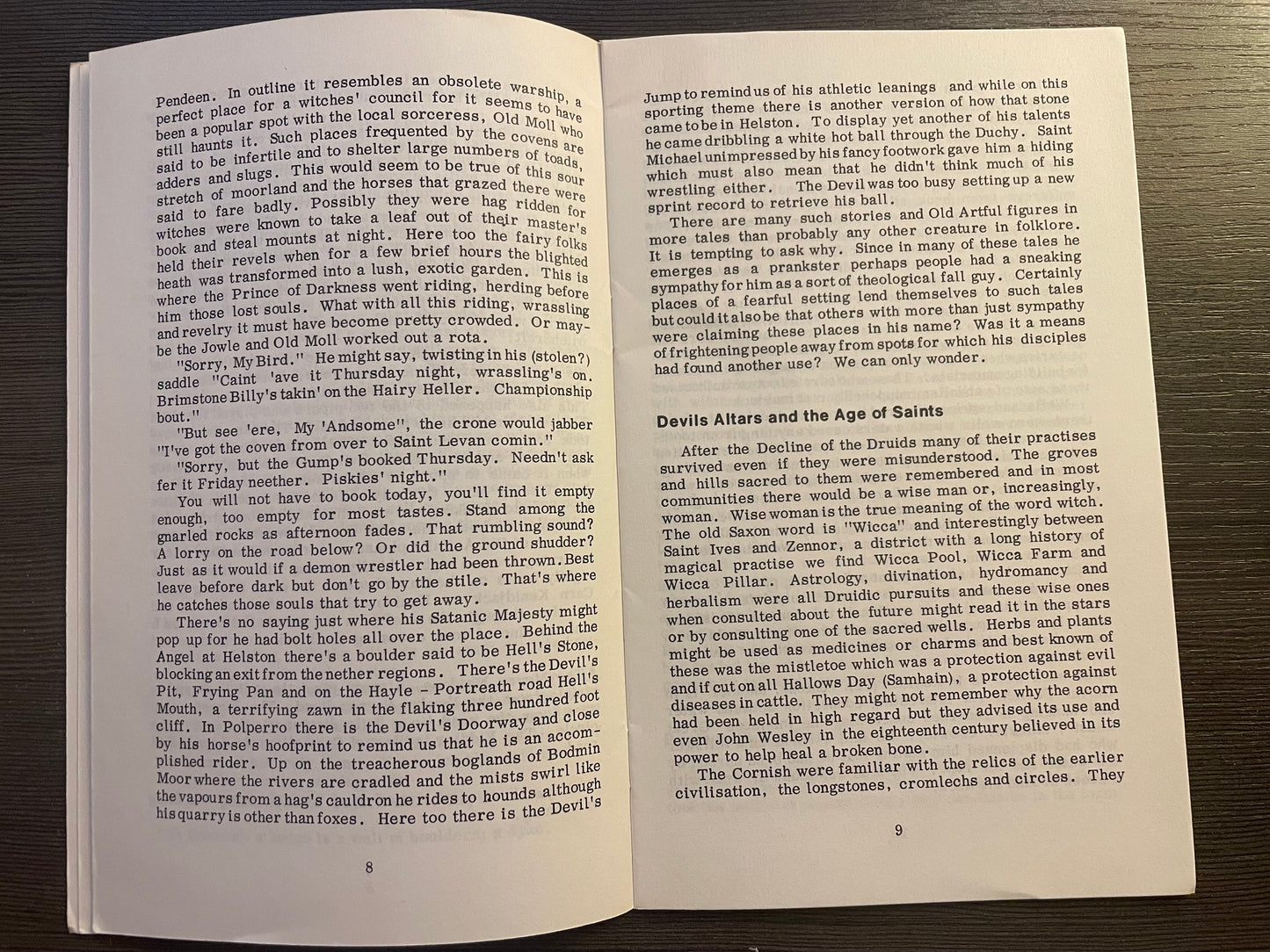 Cornish Witchcraft - Viewing Witchcraft Series (by J. MacLeavy, 1977)