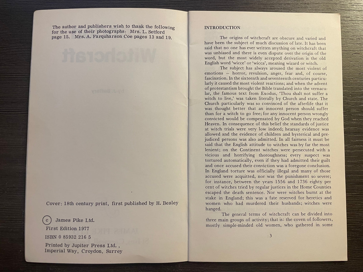 London Witchcraft - Viewing Witchcraft Series (by J. Buffery, 1977)