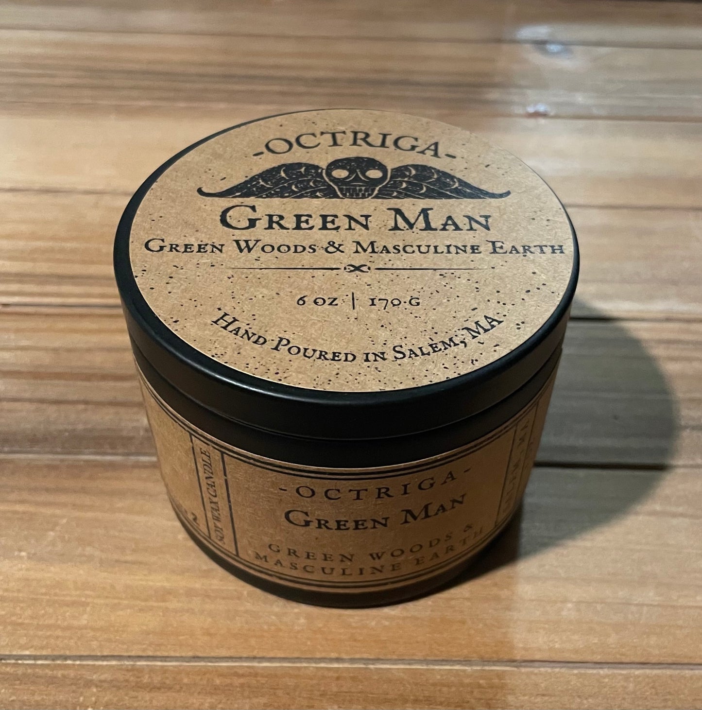 GREEN MAN Candle