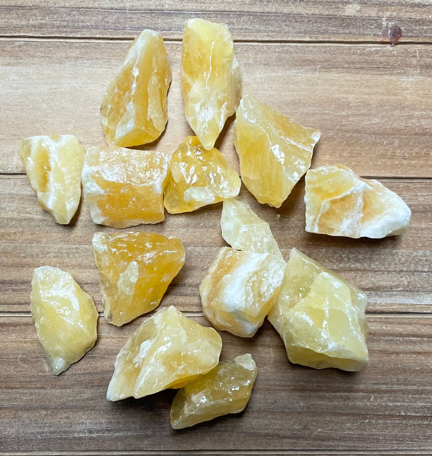 Orange Calcite Tumbled Stone