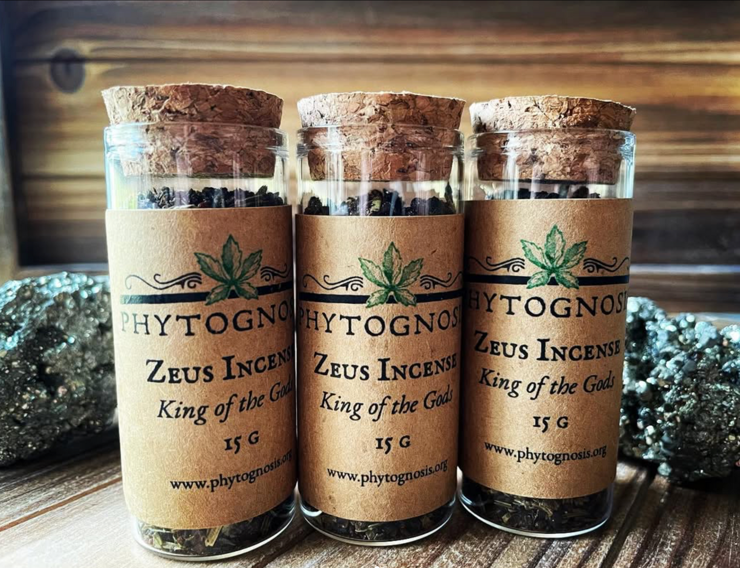 Zeus Incense - A Jupiter Incense blend for offerings of abundance, joy, and bounty