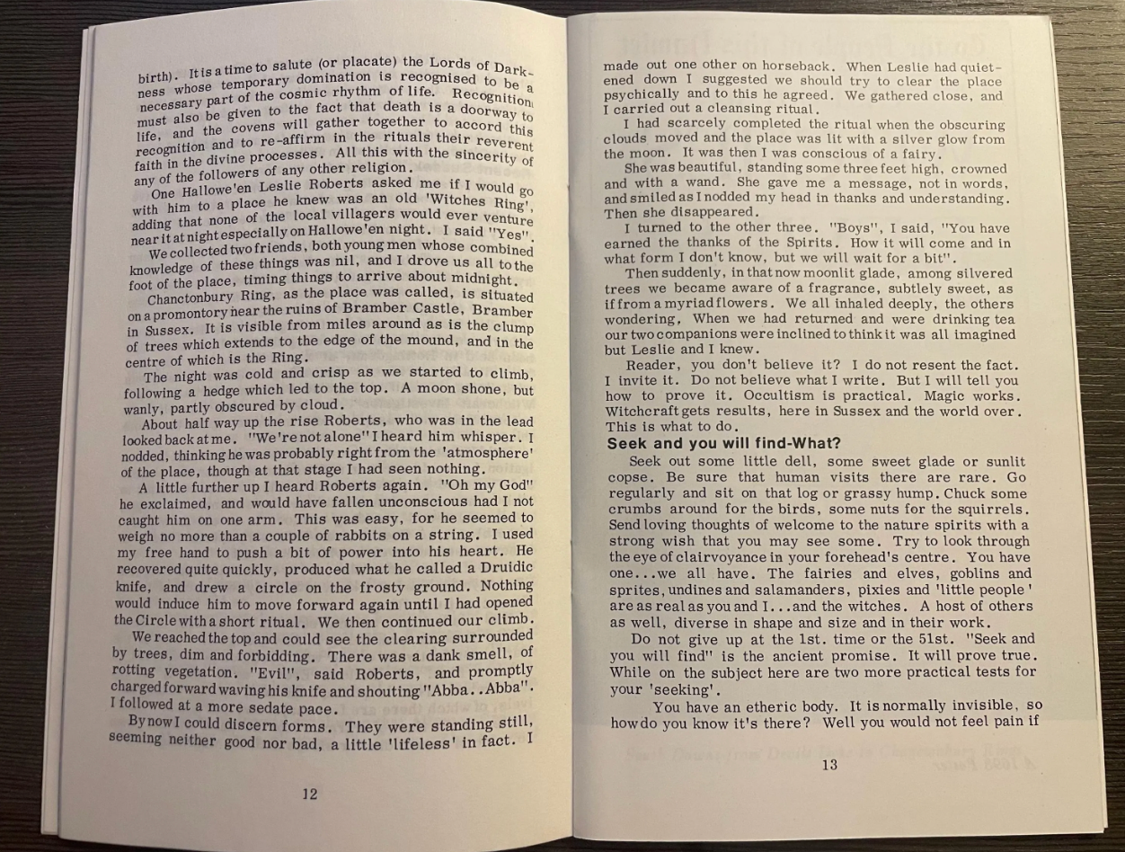 Sussex Witchcraft - Viewing Witchcraft Series (by N.F. Armstrong, 1976)