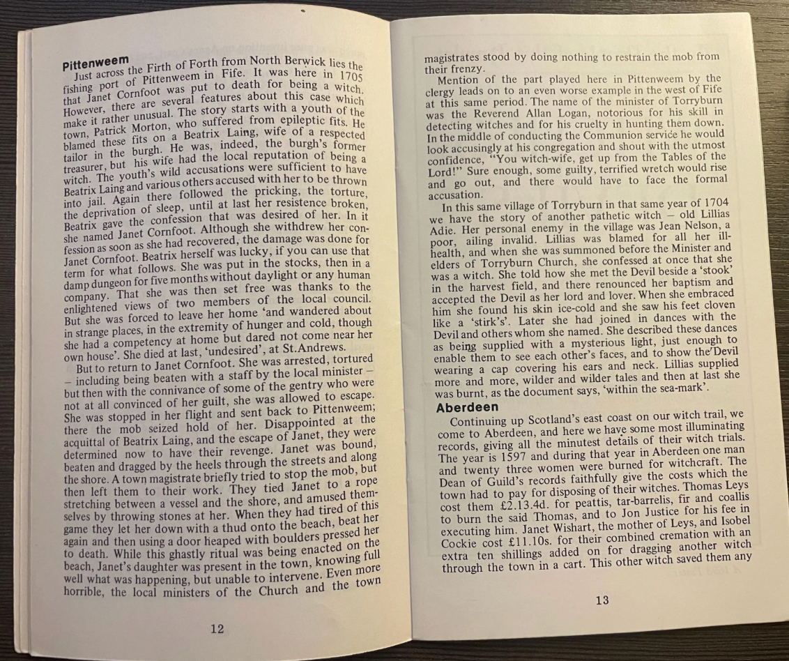 Scottish Witchcraft - Viewing Witchcraft Series (by Nicholas A. Macleod, 1975)