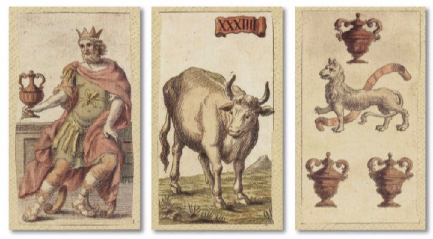 Minchiate Etruria Tarot - Il Meneghello Edizioni handmade limited edition tarot cards