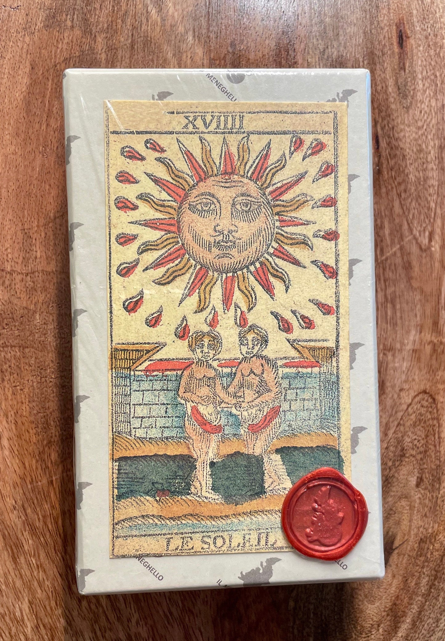 Besançon Tarot, front box