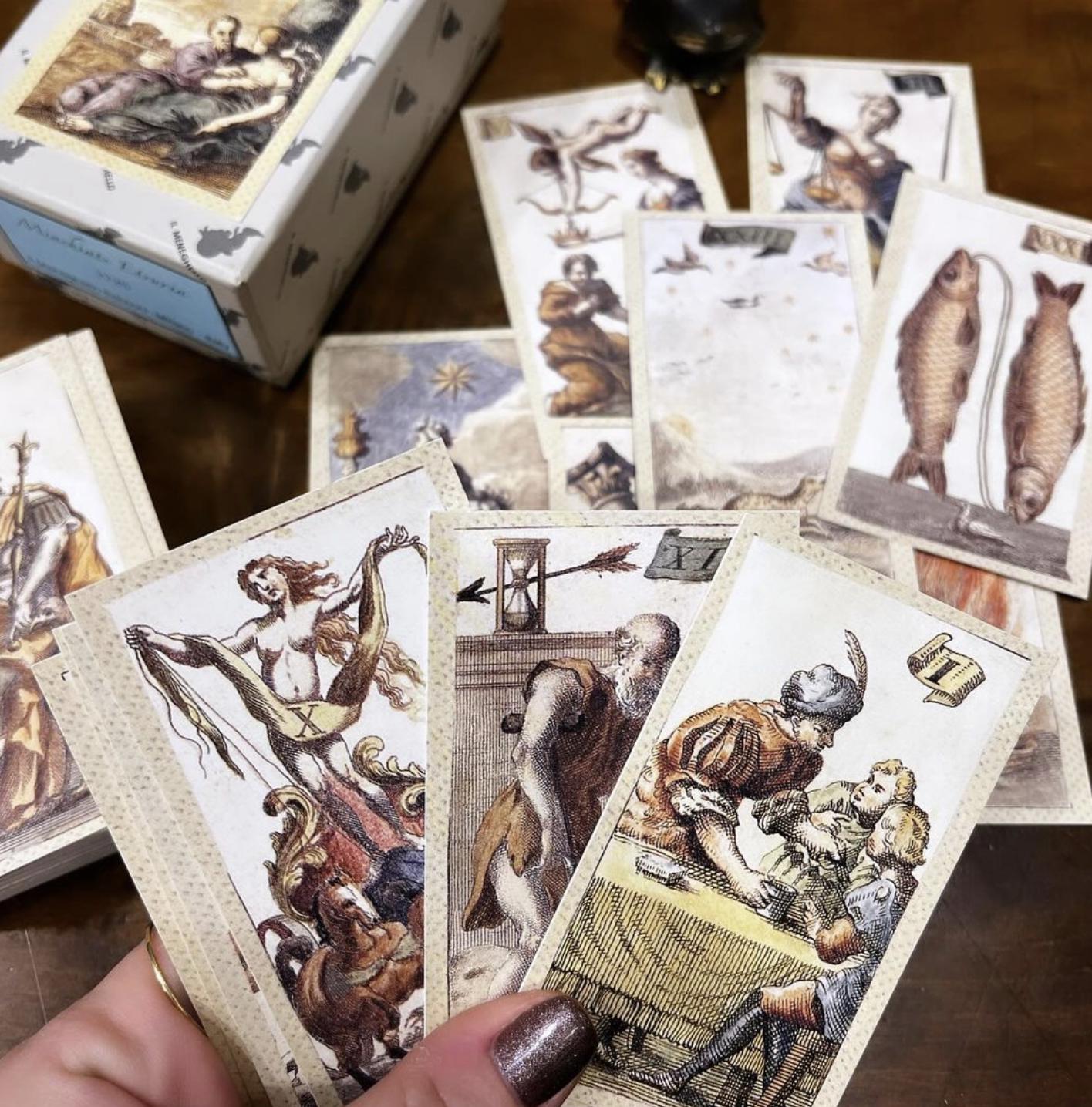 Minchiate Etruria Tarot - Il Meneghello Edizioni handmade limited edition tarot cards