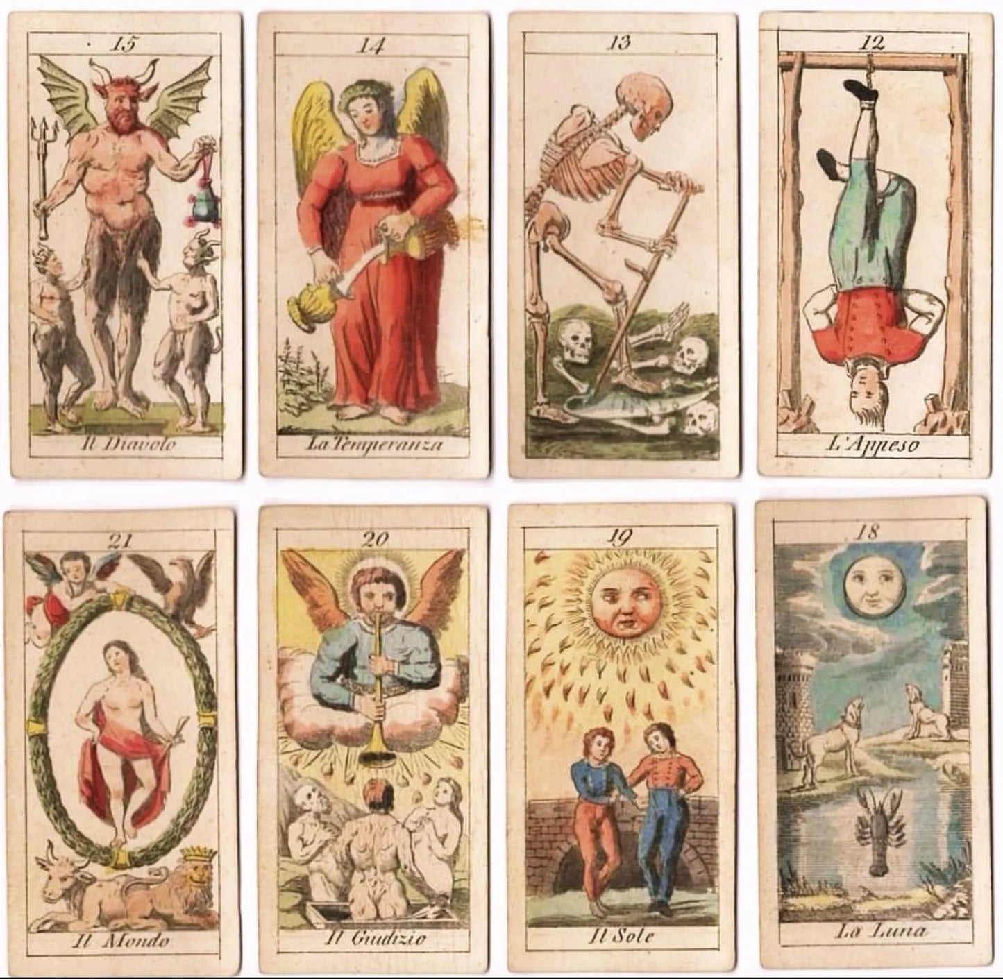 Napoleonic Tarot - Il Meneghello Edizioni handmade limited edition tarot cards