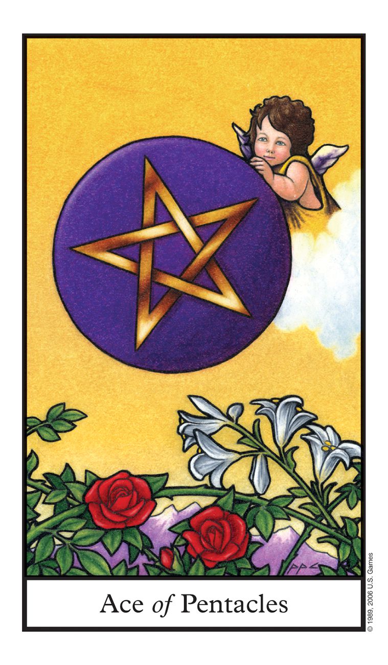 Connolly Tarot Deck, ace of pentacles