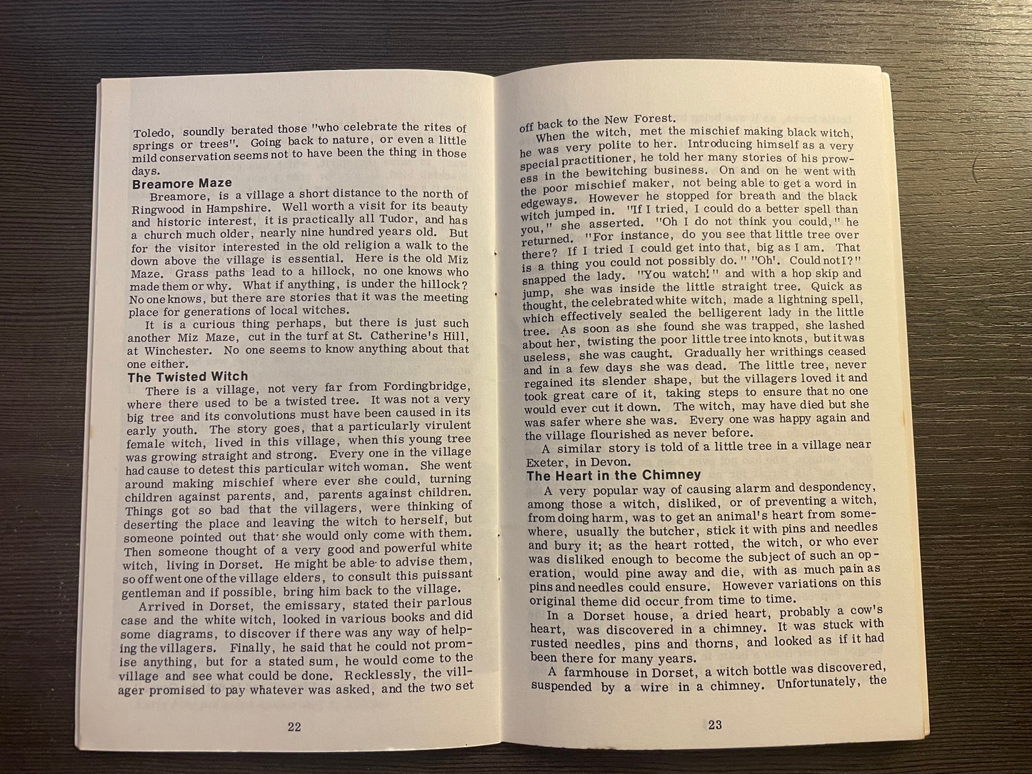 Hants & Dorset's Witchcraft - Viewing Witchcraft Series (by A. Farquharson-Coe, 1975)