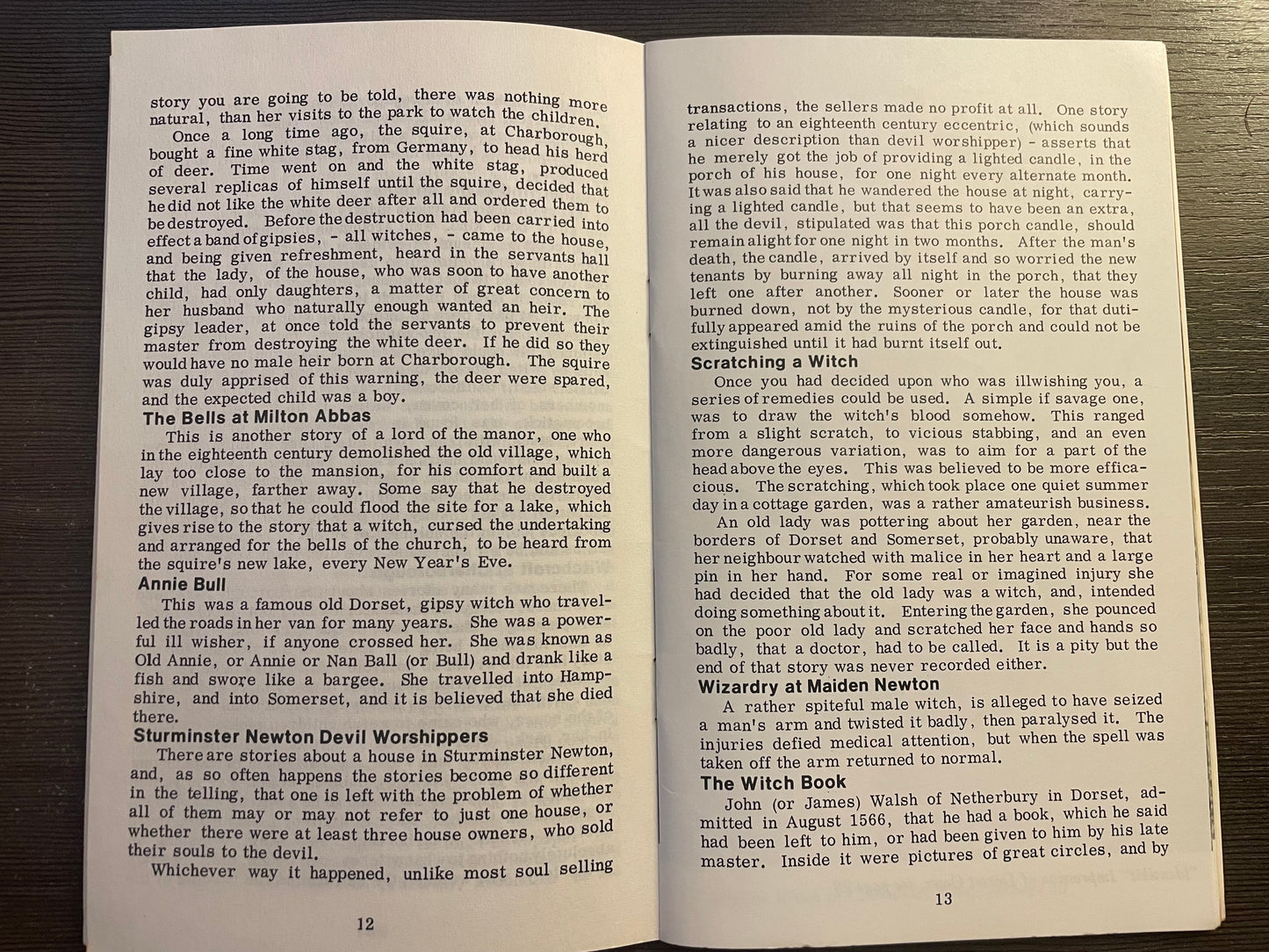 Hants & Dorset's Witchcraft - Viewing Witchcraft Series (by A. Farquharson-Coe, 1975)