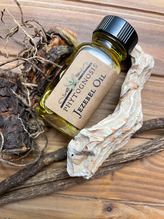 Jezebel Oil - Traditional Hoodoo Conjure Oil with Authentic Louisiana Iris Root