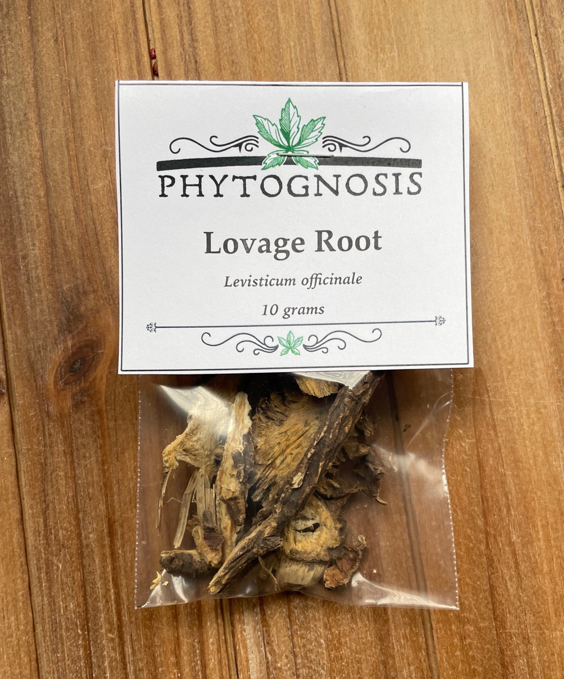 Phytognosis Bo Hog Root dried herb packaged for Hoodoo love magic and spiritual work