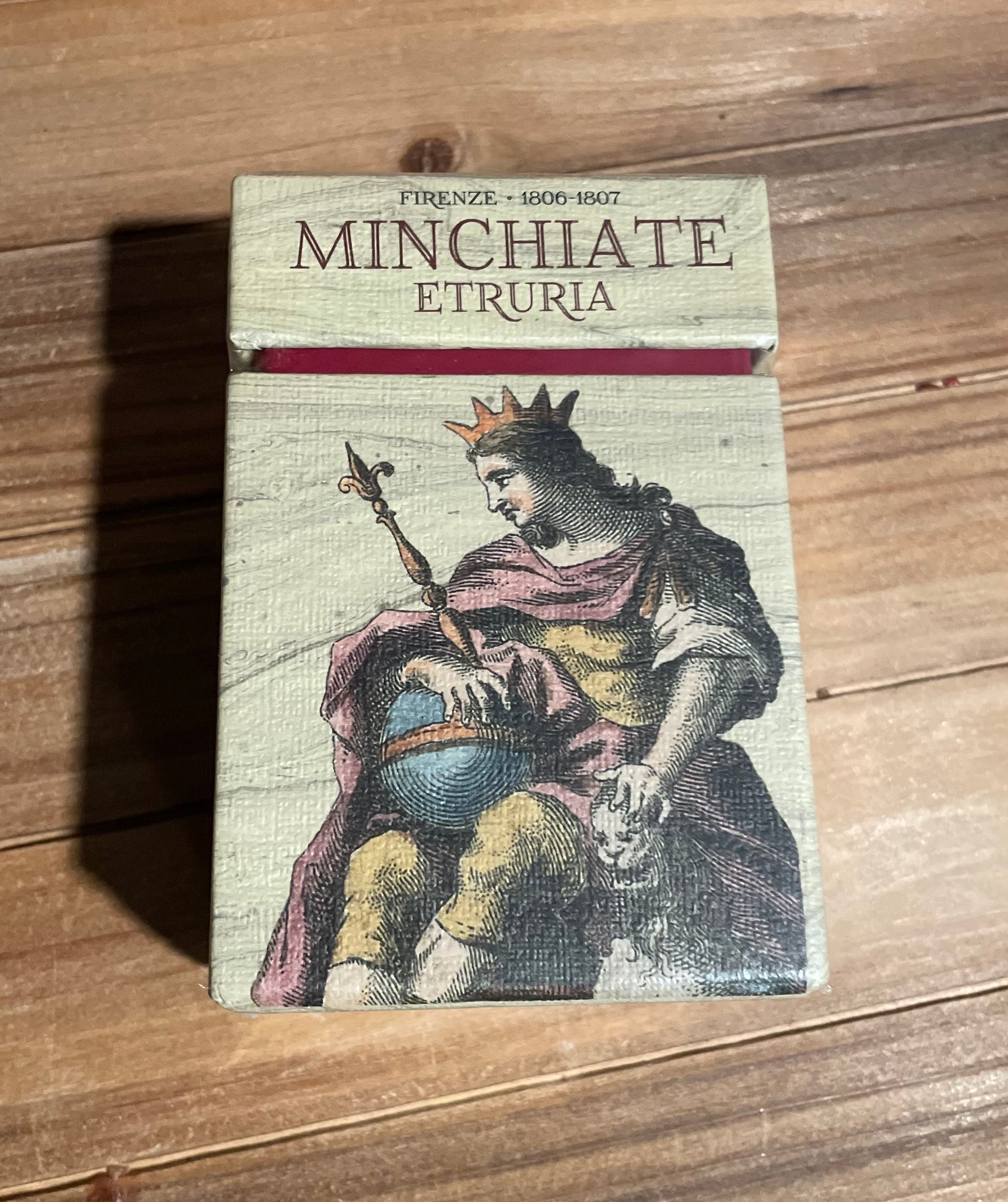 Minchiate Etruria Anima Antiqua Tarot phytognosis front box