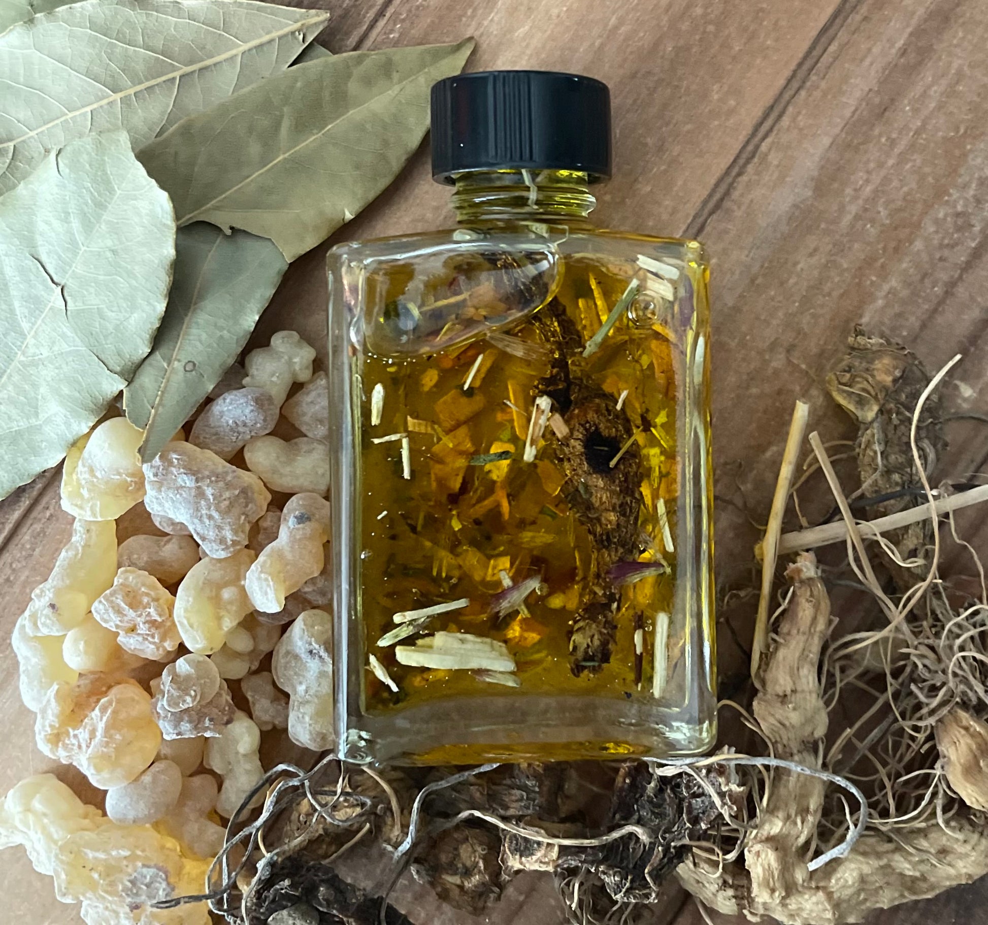 King Solomon Oil bottle displaying traditional botanicals in oil from phytognosis