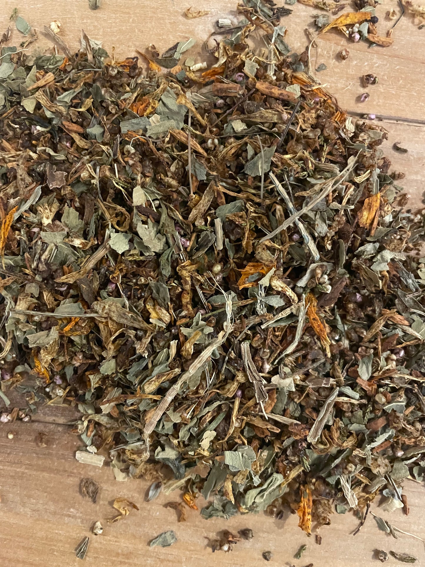 phytognosis botanicals on a wooden board