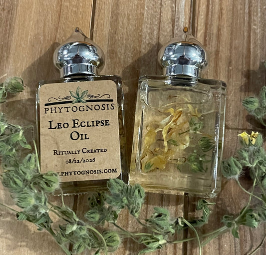 Leo Eclipse Oil - For transformation, sovereignty, revelation, and the opening of a new path.