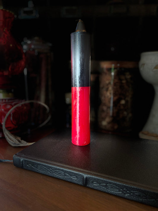 Black/Red Reversing Ritual Candle