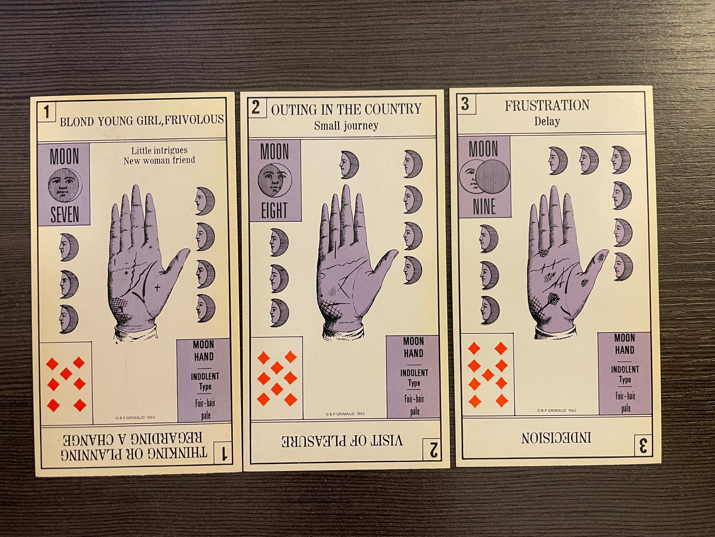 Vintage Palmistry Oracle Deck (1963) - Grimaud