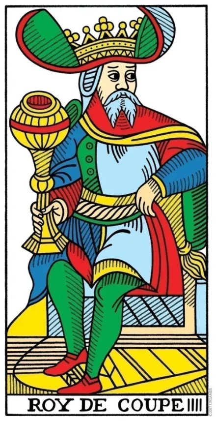 CBD Tarot de Marseille, king of cups