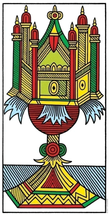 CBD Tarot de Marseille, ace of cups