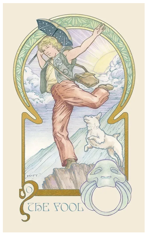 Ethereal Visions: Illuminated Tarot Deck