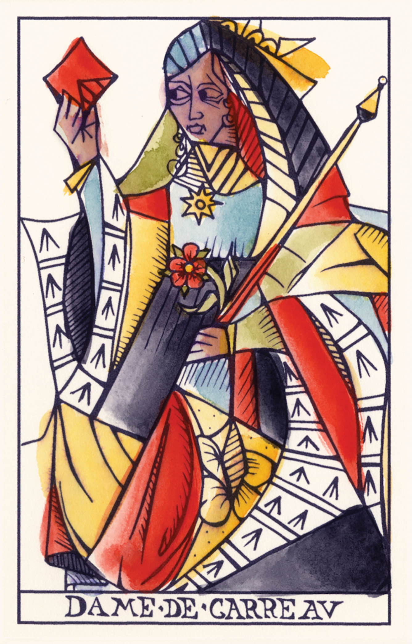 Playing Marseille Tarot Deck