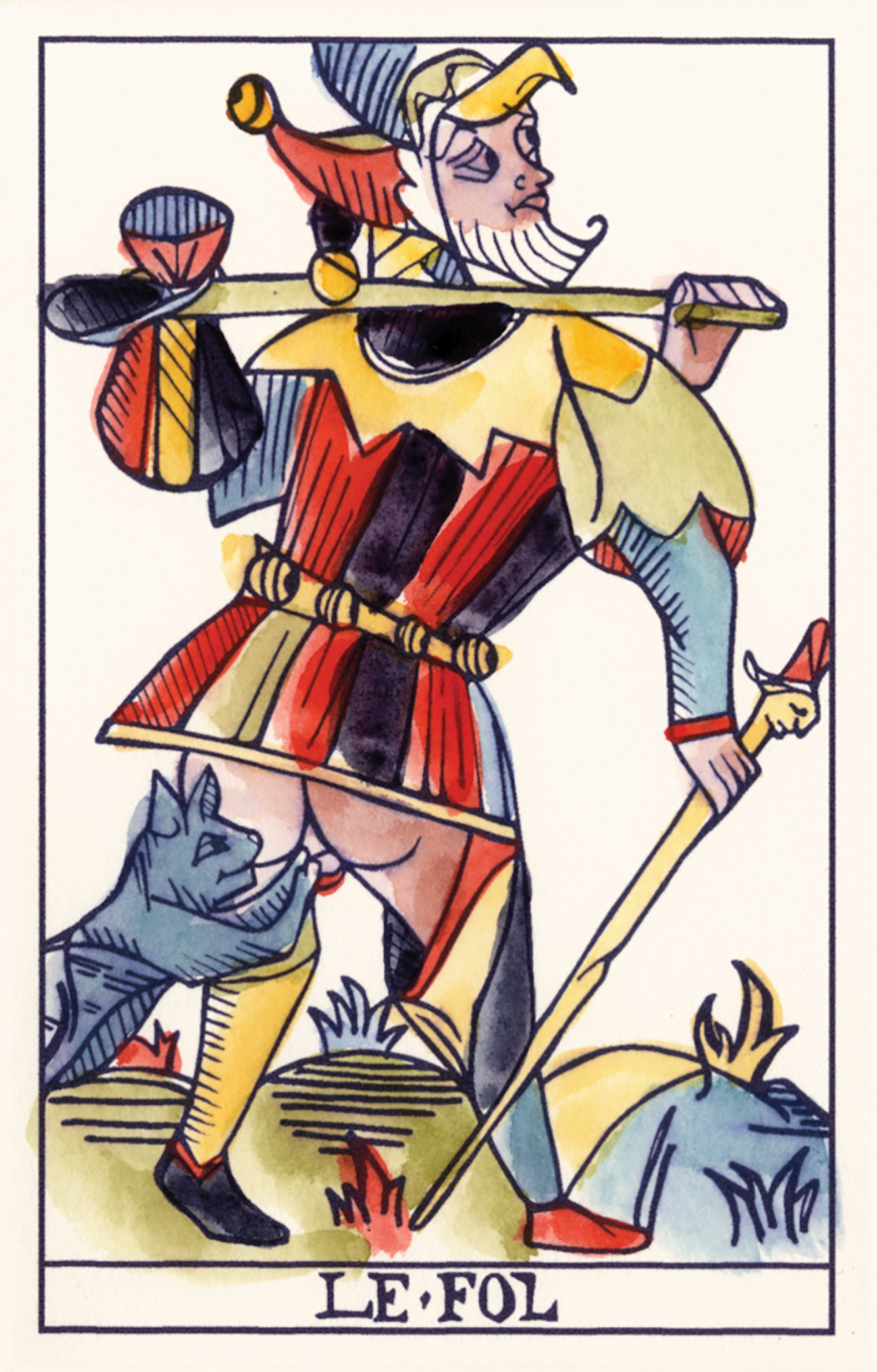 Playing Marseille Tarot Deck