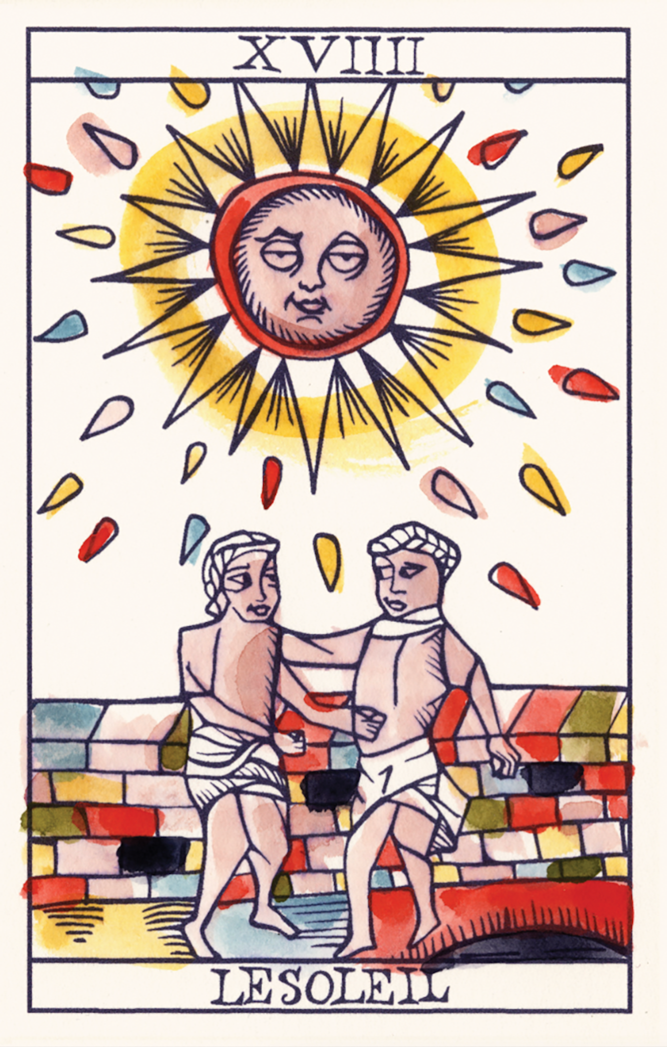 Playing Marseille Tarot Deck