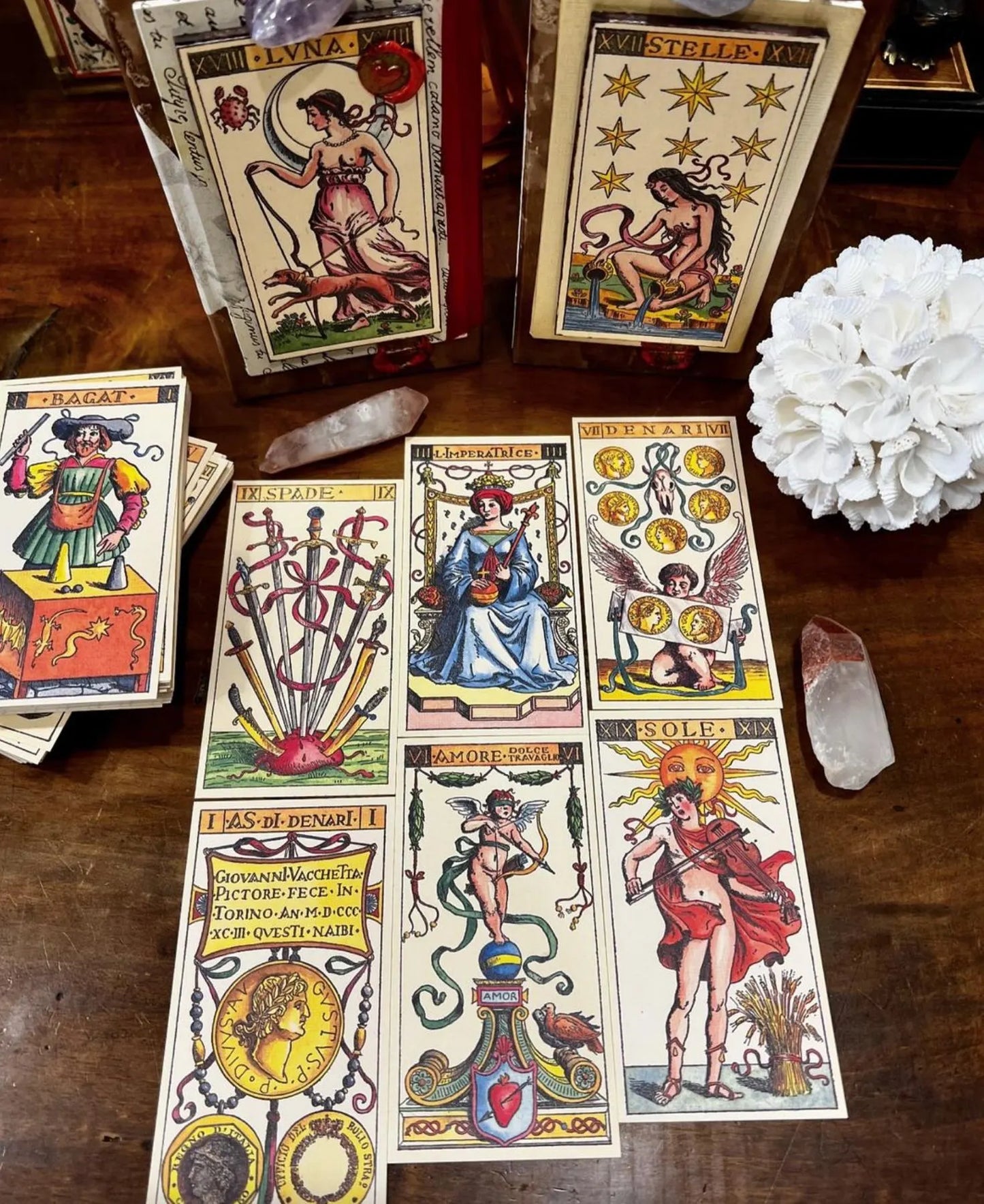 Naibi Tarot - Il Meneghello Edizioni handmade limited edition tarot cards